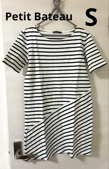 PETIT BATEAU 스트라이프 반팔 원피스 S