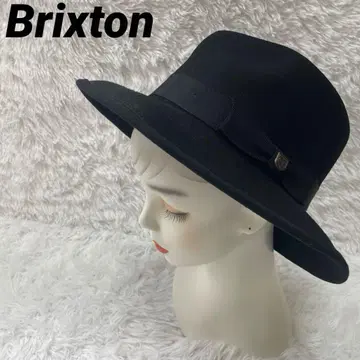 Brixton 브릭스톤 울 100% 블랙 햇 빅 사이즈 60cm
