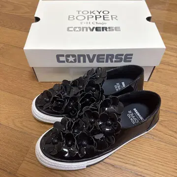 컨버스 도쿄 BOPPER 블랙 슬립온 23cm