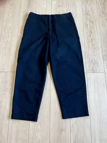 MUJI 라보 와이드 크롭 팬츠 무지 라보 (남녀 공용)