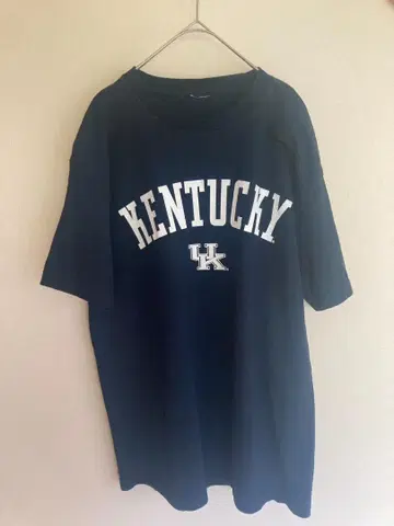 미국 빈티지 의류 KENTUCKY 칼리지 티셔츠 네이비 XL R 마크