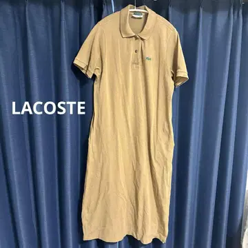 LACOSTE 베이지 폴로 셔츠 원피스