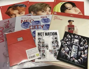 nct 미니 포스터 클리어 파일 엽서