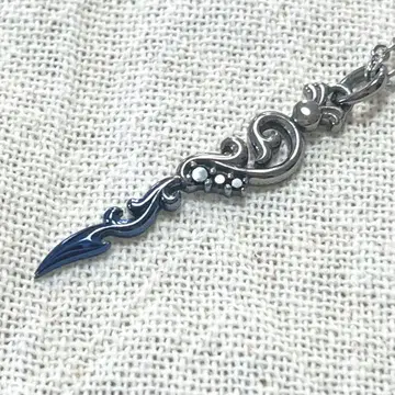 아쿠아 실버 AQUASILVER 목걸이 silver