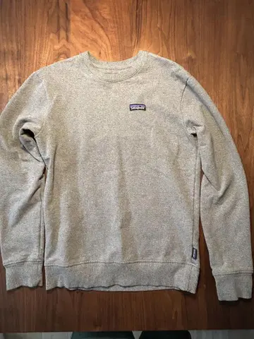 Patagonia 그레이 맨투맨 S 사이즈 STY39543FA19