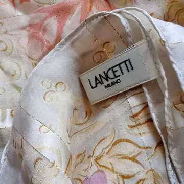 LANCETTI 꽃무늬 스카프 90cm