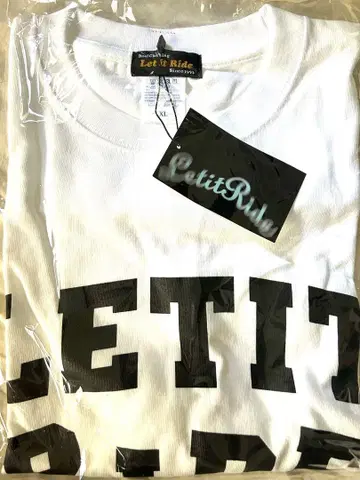 Let it Ride 티셔츠 XL 화이트