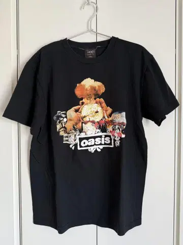 Oasis dig out your soul 티셔츠 L 블랙 밴딩