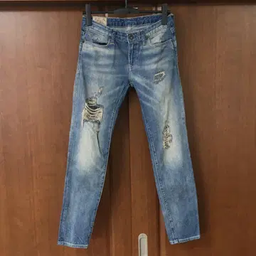 새상품급 랄프 로렌 데미지 데님 25 폴로 랄프로렌 데님 청바지