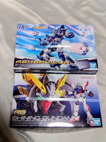 RG 샤이닝 건담 + HG 애쉬 세이버 세트