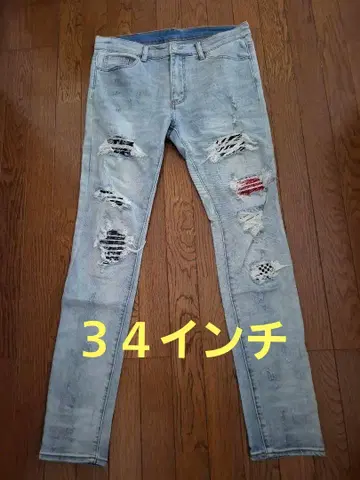 mnml X214 STRETCH SKINNY DENIM 스키니 34