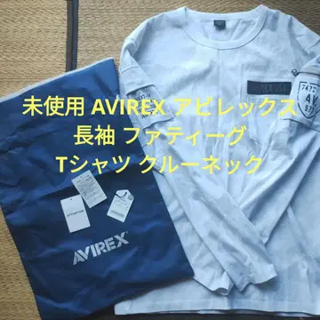 새상품 AVIREX 아비렉스 긴팔 퍼티그 티셔츠 크루넥
