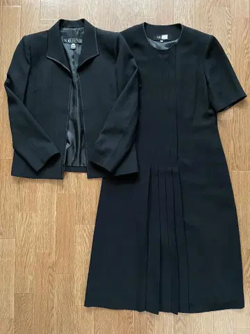 도쿄 소와르 소와르 베닐 원피스 수트 블랙 포멀 9호