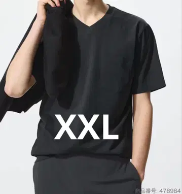 유니클로 로저 페더러 새상품 에어리즘 코튼 티셔츠 2XL 블랙