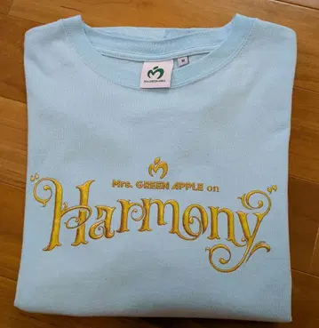 Mrs. GREEN APPLE Harmony 티셔츠 M 스카이블루 미세스