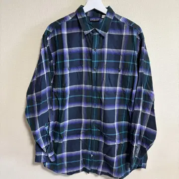 Patagonia 포르투갈제 체크 셔츠 빈티지 아메카지
