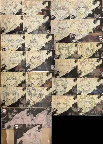 ufotable 귀멸의 칼날 콜라보 카페 런천 매트 묶음 판매