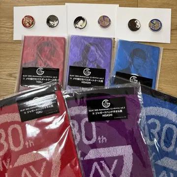 GLAY 엔터테인먼트 복권 핀즈 세트 3종 세트