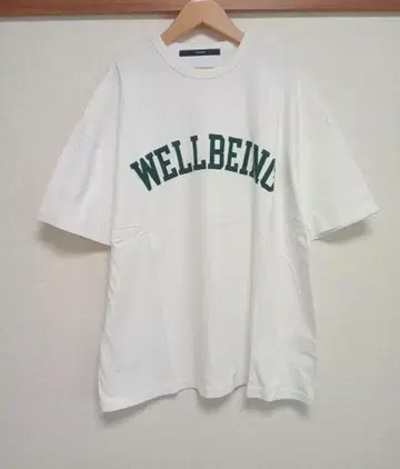 오버 사이즈 티셔츠 WELLBEING 프린트