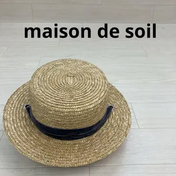 maison de soil STRAW HAT 캉캉 모자 슬로우 모자