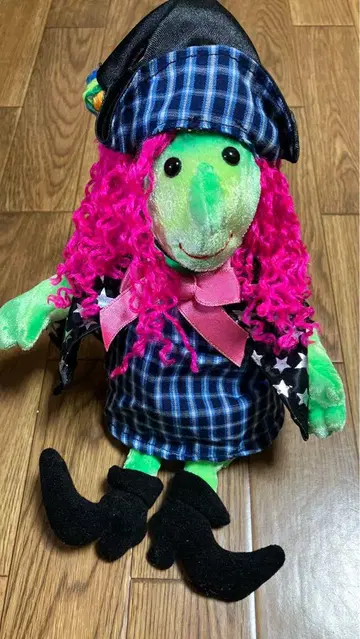 아메토이 봉제 인형 빈티지 토이 빈티지 할로윈 마녀 ty