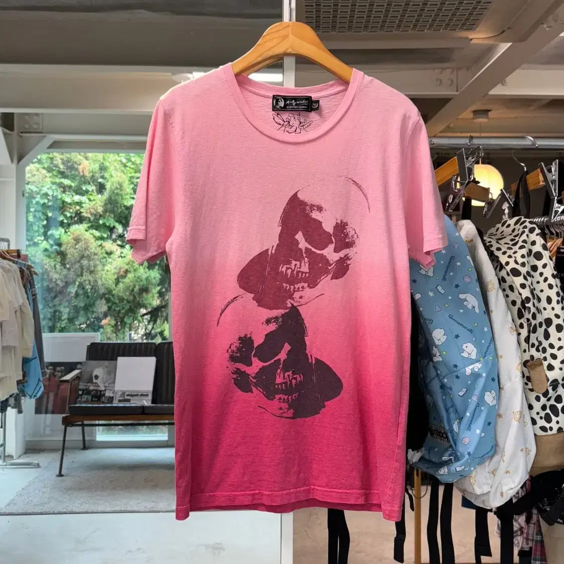 TRIPSHION Pride Egg Graphic T-Shirt Yellow #티셔츠,#트립시온