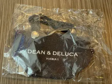 DEAN & DELUCA 하와이 한정판 미니 토트 파우치 다크 그레이