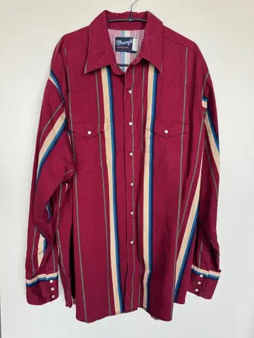 랭글러 Wrangler 긴팔 웨스턴 셔츠 XL