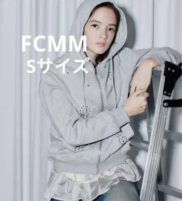 후드티 STUD ZIP UP HOODIE fcmm S 사이즈