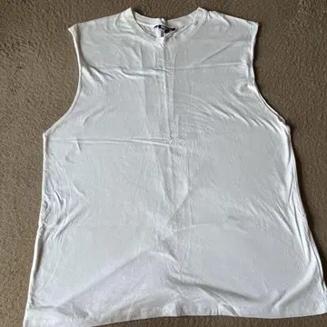 pvot sleeveless tank 화이트 슬리브리스 XL
