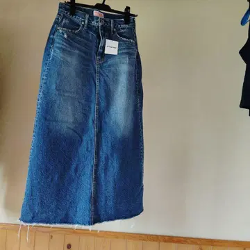 데님 타이트 스커트
