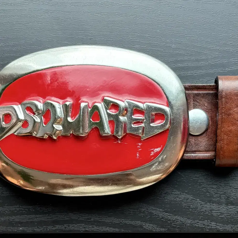 DSQUARED2 | 디스퀘어드 Authentic Dsquared2 Big Logo Buckle