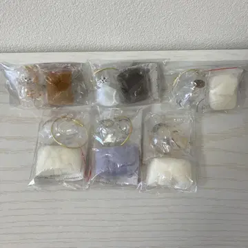 우리 아이의 털뭉치 가챠 전 6종 컴플리트 면 부속
