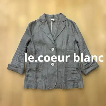 le.coeur blanc 르블랑 여름 아이템 시원한 린넨 자켓