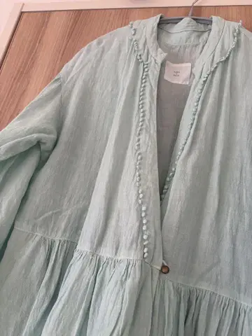 ROBE de PEAU 로브 드 포 모자 꽁지 레이스 린넨 로브