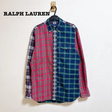 RALPH LAUREN 크레이지 패턴 체크 셔츠 버튼 다운