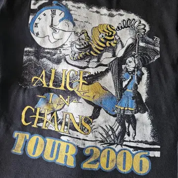 00s alice in chains 티셔츠 롱 T 빈티지