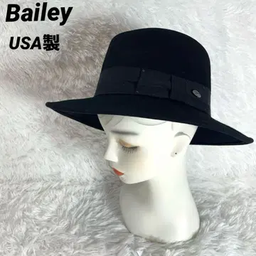레어 USA제 베일리 페도라 울 햇 XL
