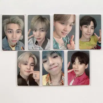 BTS 트레이딩 카드 7장 세트