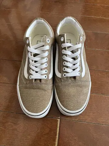 Vans 브라운 캔버스 스니커즈
