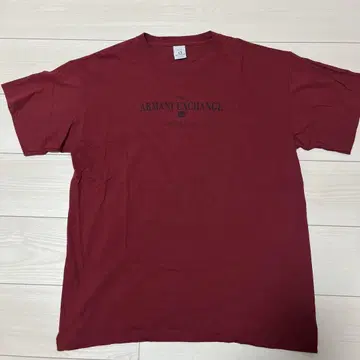 Armani Exchange 버건디 티셔츠 L