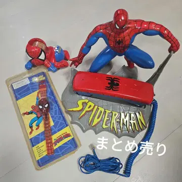 스파이더맨 전화 테이프 손목시계 레트로 잡화