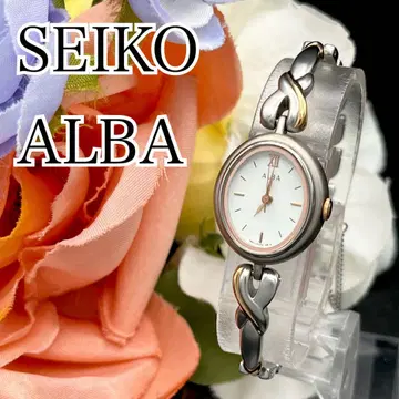 작동 손목시계 SEIKO ALBA 세이코 새상품 배터리 여성용 F16