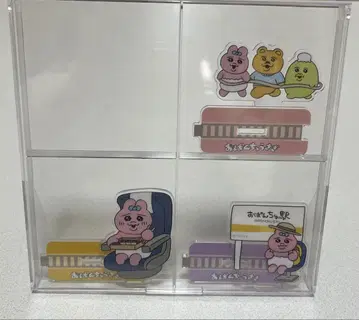 이벤트 오리지널 각 역 정차 빤쮸토끼 행 아크릴 스탠드 3개 세트