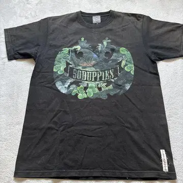 DUPPIES 50 DUPPIES 블랙 티셔츠 L 사이즈 DUPPIES