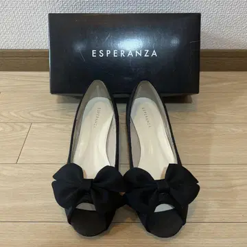 ESPERANZA 블랙 리본 포함 신발