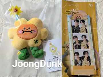JoongDunk 봉제 인형 키체인 & 사진 스트립 프레임
