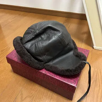 HBC SIGNATURE 가죽 플라이트 캡
