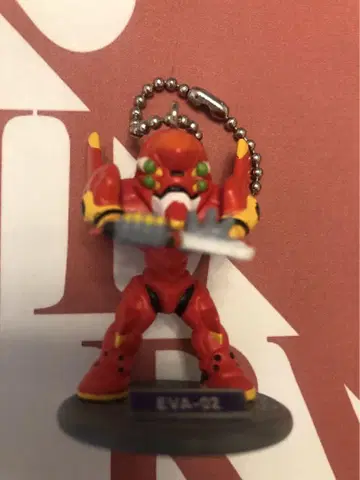 EVA-02 빨간색 피규어 볼체인