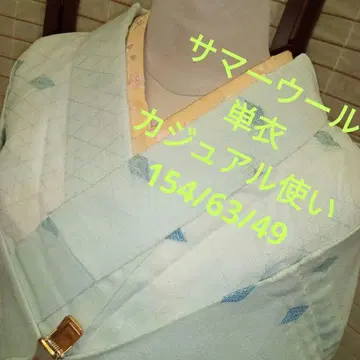 3663 썸머 울 비침 약간 있음 캐주얼용 단옷